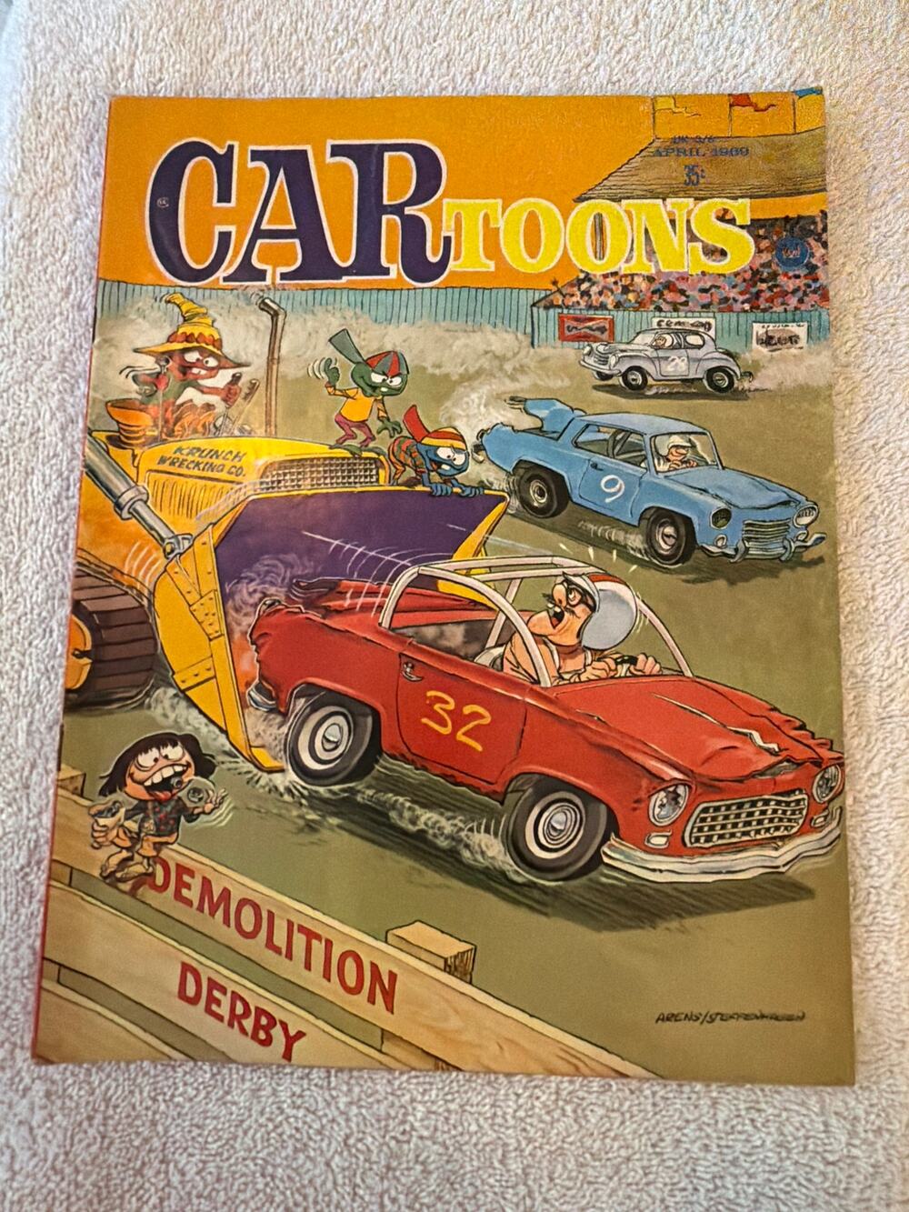 Vintage CARtoons Magazine #46 Apr 1969 Hot Rod Humor Comic Petersen Auto Cars